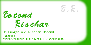 botond rischar business card